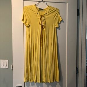 Yellow swing dress